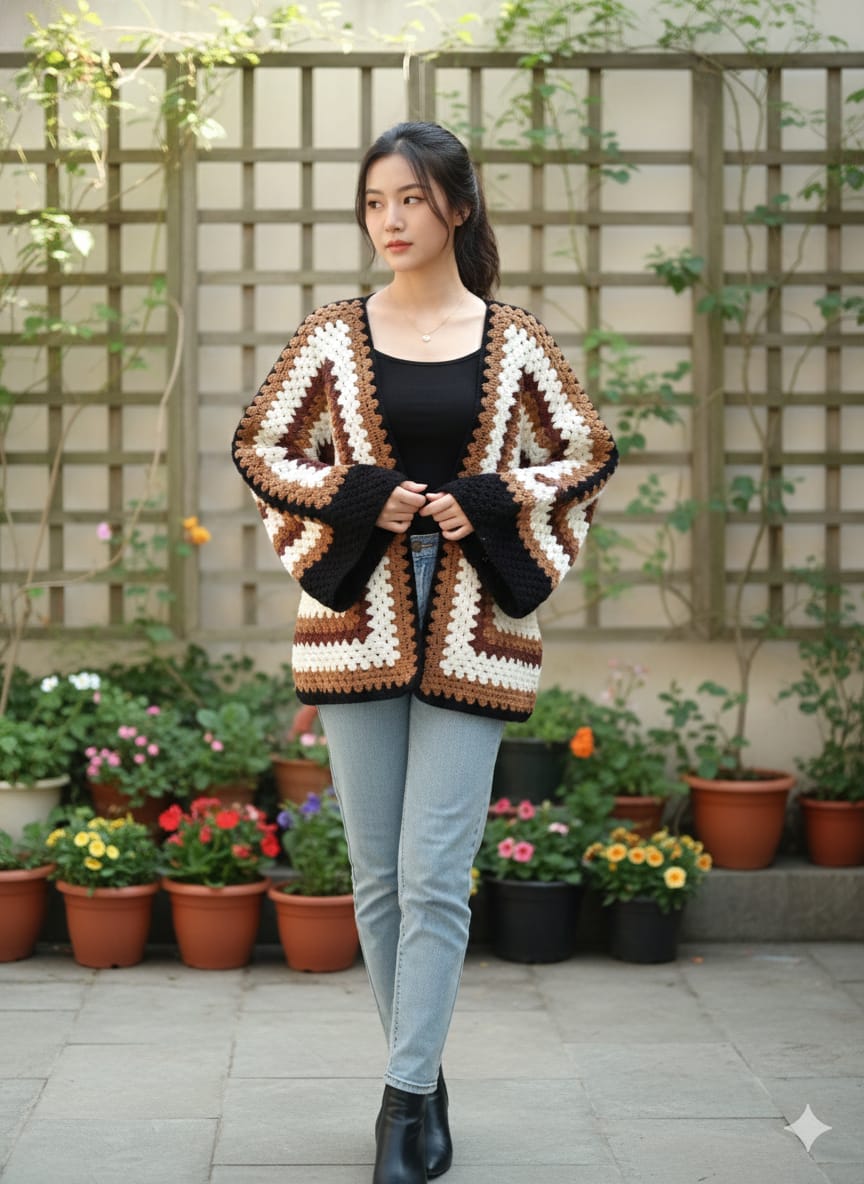 Crochet Heoxigan Cardigan