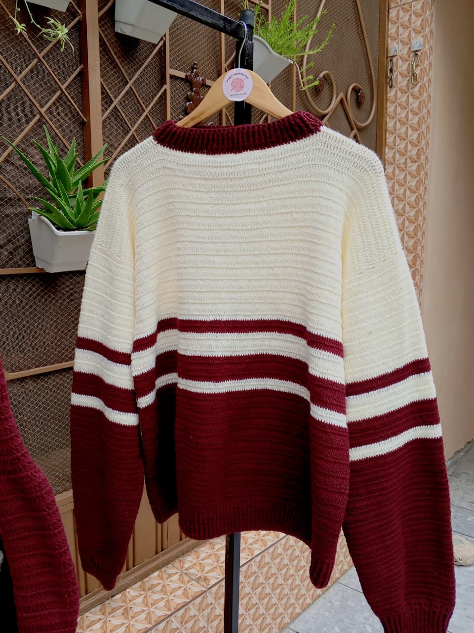 Cherry Cream Couples Crochet Set