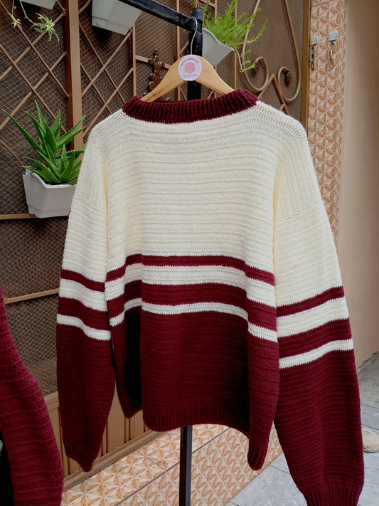 Cherry Cream Couples Crochet Set