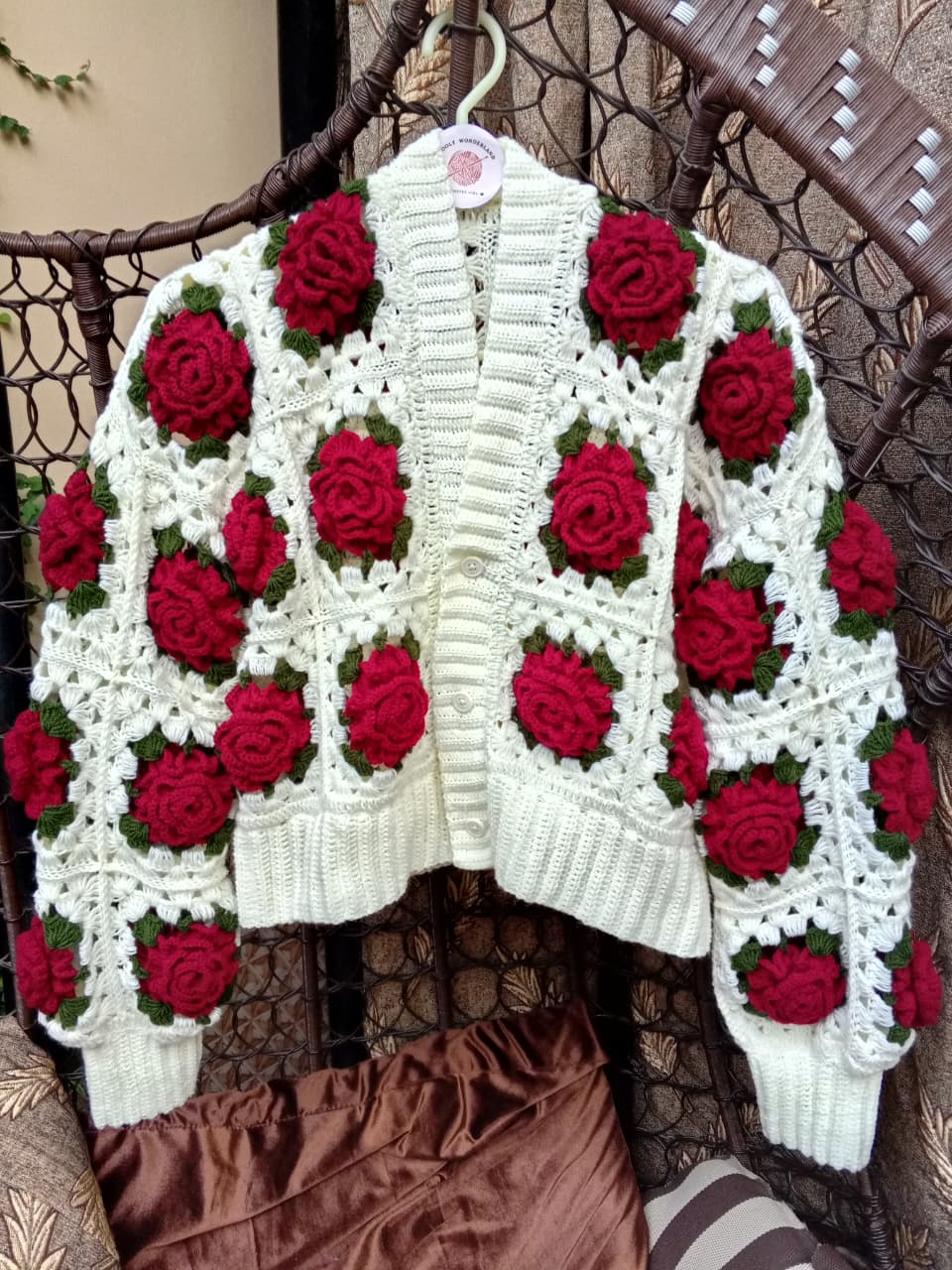 Rose Garden Crochet Cardigan